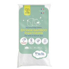 Bamboe viscose spons matrasbeschermer 60 x 120 cm