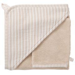 Bamboe badcape + washand