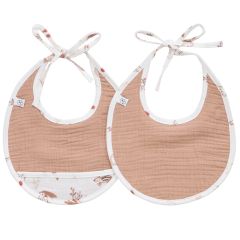 Set van 2 newborn slabbetjes