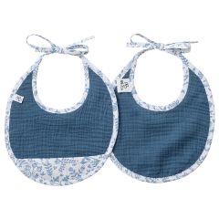 Set van 2 newborn slabbetjes