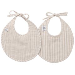 Set van 2 newborn slabbetjes
