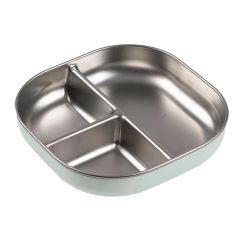 Inox bord met vakjes