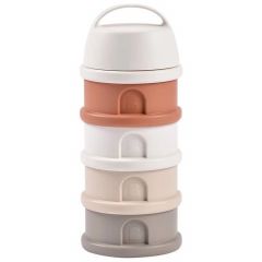 Doseerbox melkpoeder met 4 compartimenten