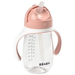Drinkbeker met rietje tritan 300 ml