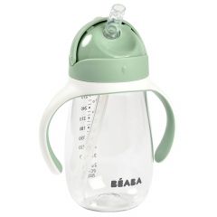 Drinkbeker met rietje tritan 300 ml