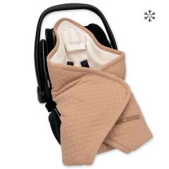 Biside wikkeldeken 0-12m - Pady quilted + teddy
