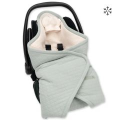 Biside wikkeldeken 0-12m - Pady quilted + teddy