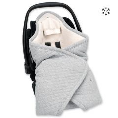 Biside wikkeldeken 0-12m - Pady quilted + teddy
