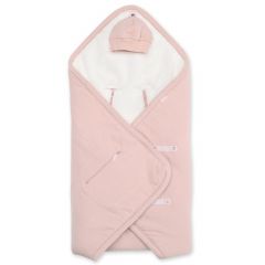 Biside wikkeldeken 0-12m - Pady tetra jersey + teddy