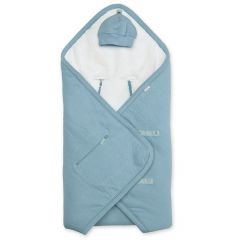 Biside wikkeldeken 0-12m - Pady tetra jersey + teddy