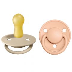 BIBS De Lux rubber fopspenen - 2 stuks - 6-18 m