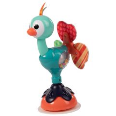 Cute Peacock speeltje met zuignap