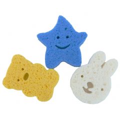 Set van 3 natuurlijke sponzen