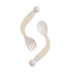 Set van buigbare lepel en vork (22 cm)