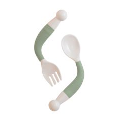 Set van buigbare lepel en vork (22 cm)