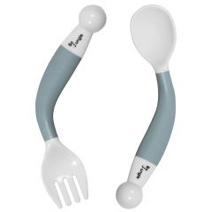 Set van buigbare lepel en vork