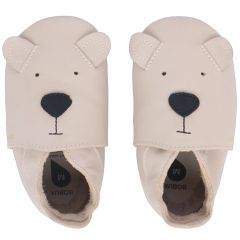 Soft Soles babyslofjes Cub Milk 9-15m