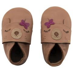 Soft Soles babyslofjes Mama Bear Caramel 3-9m