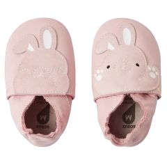 Soft Soles babyslofjes Peek A Boo Bunny Ballet Pink 9-15m