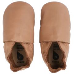Soft Soles babyslofjes Simple Shoe Caramel 3-9m