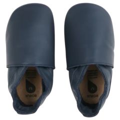 Soft Soles babyslofjes Simple Shoe Navy 3-9m