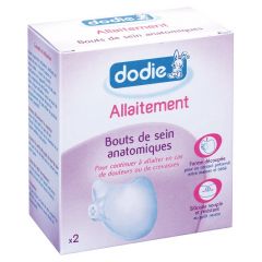 Anatomische tepelhoedjes (x2)