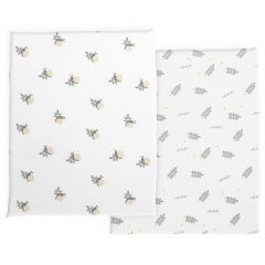Set van 2 hoeslakens voor Baby Hug 4 in 1