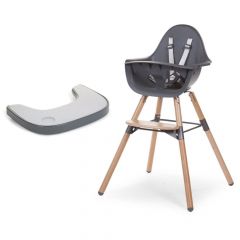 Pack Evolu 2 kinderstoel + ABS eetblad en placemat