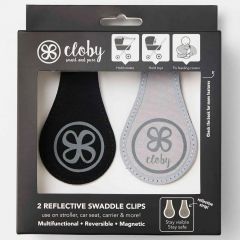 Set van 2 magnetische clips - reflecterend canvas