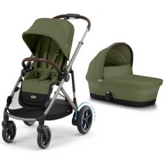 Duo e-Gazelle S kinderwagen + reiswieg