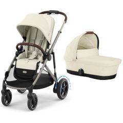 Duo e-Gazelle S kinderwagen + reiswieg