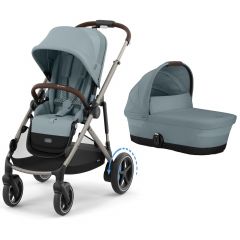 Duo e-Gazelle S kinderwagen + reiswieg