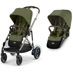 e-Gazelle S kinderwagen + tweede zitje