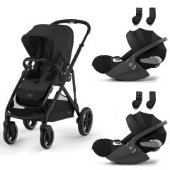 Gazelle S 2 kinderwagen + 2 Cloud T i-Size autostoelen