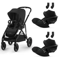 Gazelle S 2 kinderwagen + 2 Cloud G i-Size autostoelen