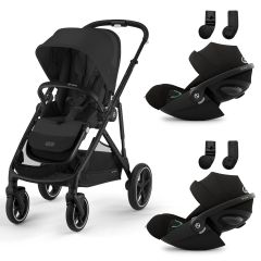 Gazelle S 2 kinderwagen + 2 Cloud G3 i-Size autostoelen