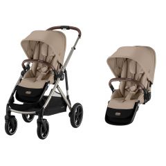 Gazelle S 2 kinderwagen + tweede zitje