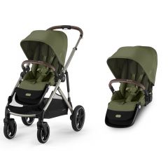 Gazelle S 2 kinderwagen + tweede zitje
