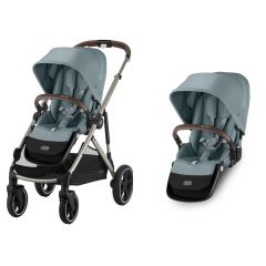 Gazelle S 2 kinderwagen + tweede zitje