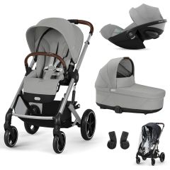 Trio Balios S Lux 3 + S Lux reiswieg + Cloud G3 i-Size + kinderwagen regenhoes