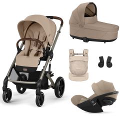Trio Balios S Lux 3 + S Lux reiswieg + Cloud G i-Size + Amya draagzak