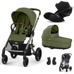 Trio Balios S Lux 3 + S Lux reiswieg + Cloud G3 i-Size + kinderwagen regenhoes