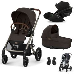 Trio Balios S Lux 3 + S Lux reiswieg + Cloud G3 i-Size + kinderwagen regenhoes