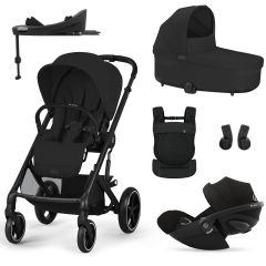 Trio Balios S Lux 3 + S Lux reiswieg + Cloud G i-Size + G Base + Amya draagzak