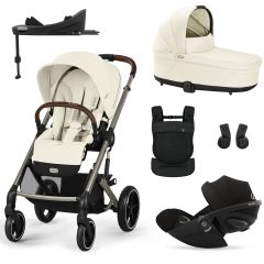 Trio Balios S Lux 3 + S Lux reiswieg + Cloud G i-Size + G Base + Amya draagzak