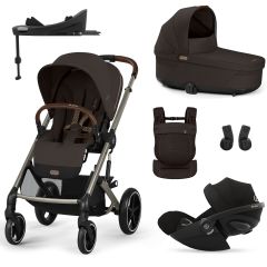 Trio Balios S Lux 3 + S Lux reiswieg + Cloud G i-Size + G Base + Amya draagzak