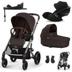 Trio Balios S Lux 3 + S Lux reiswieg + Cloud G3 i-Size + G3 Base + kinderwagen regenhoes