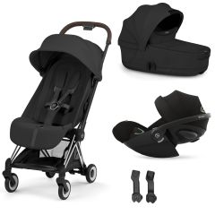 Trio Coya 2 + plooibare reiswieg + Cloud G i-Size