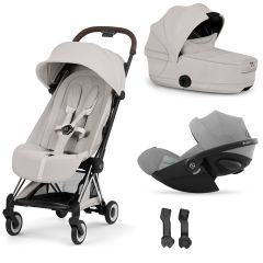 Trio Coya 2 + plooibare reiswieg + Cloud G i-Size
