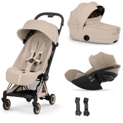 Trio Coya 2 + plooibare reiswieg + Cloud G i-Size
